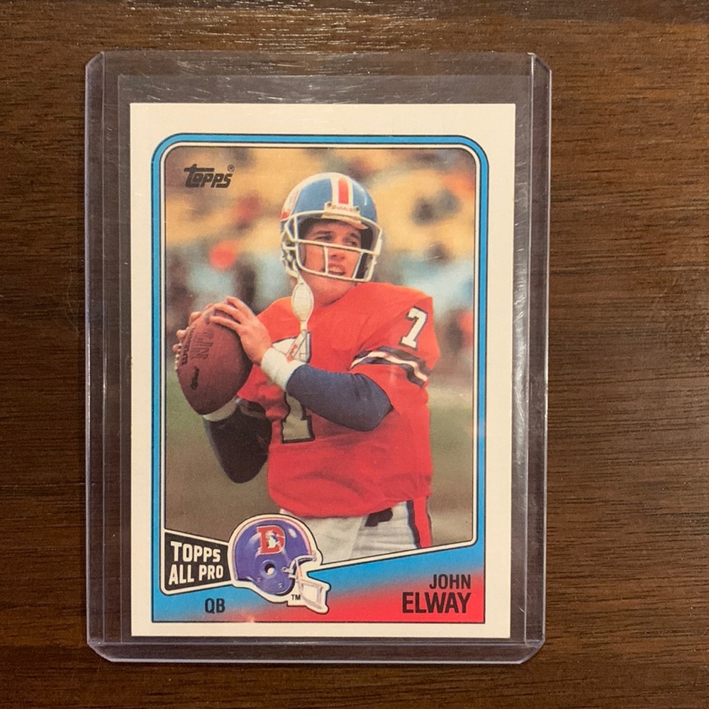John Elway Topps 1988 Card #23